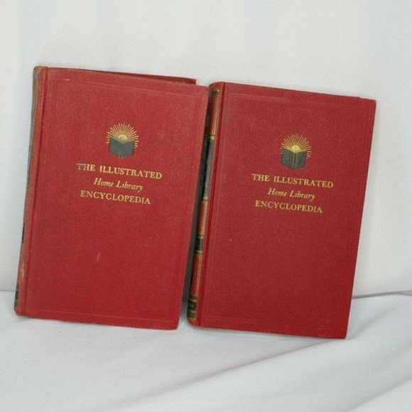 Illustrated Home Library Encyclopedia Volumes 5 & 18 only 2 Books - Picture 1 of 9